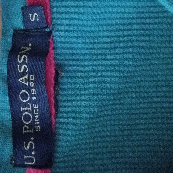 Men's U.S. POLO ASSN.® Crew Neckline Button Down-longsleeve - Picture 5 of 7